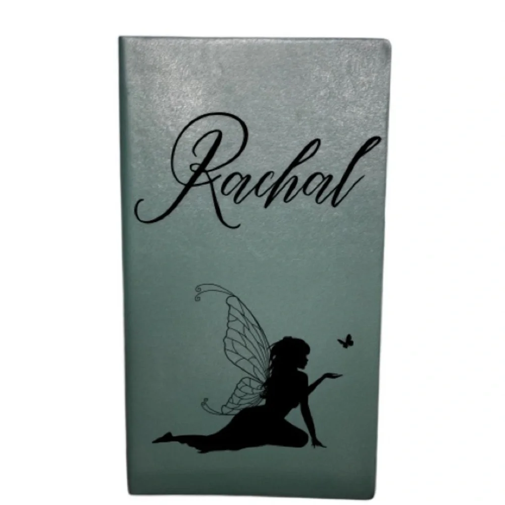 CUSTOM ENGRAVED Vintage leather travel, journal